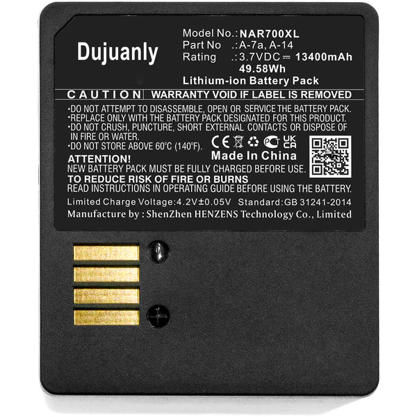 Dujuanly Replacement Battery for Arlo Go 2 Ultra 2 FB1001 Pro 4 VML2030 Pro 3 A-7a A-14