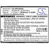Battery for Archos 50F Helium Lite GX395872 AC50FHE AC50FHELI