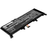 Battery for Asus G502VS-FY319T G502VS-FY018T G502VS-FY010T G502VSK GL502VS-DB71 G502VY-FY055T G502VS-GZ369T G502VS-FY032T GL502VS-1A G502VS-GZ283T GL502VS-FI399T 0B200-0194000 0B200-01940100 C41N1531
