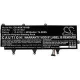 Battery for Asus GX701GX-EV001T GX701GV-EV016T GX701GXH GX735GW GX735GXR GX701GX-EV023T GX701GW-EV056T GX701GX-EV052T GX701GV-EV052T GX701GWR GX735GV GX701GX-EV064T 0B200-03140100 C41N1802