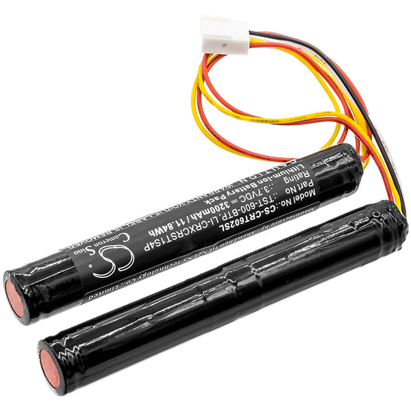 Battery for Crestron TST-600 TST-600 Touchpanels TST-602 TST-602 Touchpanels LI-CRXCRST1S4P TST-600-BTP