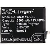 Battery for Meizu 16S 16S Pro M1973 M971H M973Q BA971