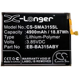 Battery for Samsung Galaxy A31 SM-A310F SM-A310F/DS SM-A310M/DS SM-A310N0 SM-A315 SM-A315F/DS EB-BA315ABY