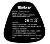 Estry 12V Battery for Craftsman Nextec 12V 11221 9-11221, 320.11221 Lithium Ion Battery