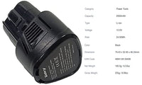 12V Battery Replacement for Craftsman Nextec 12 Volt Lithium ion Battery 9-11221 11221 Part No 320.11221