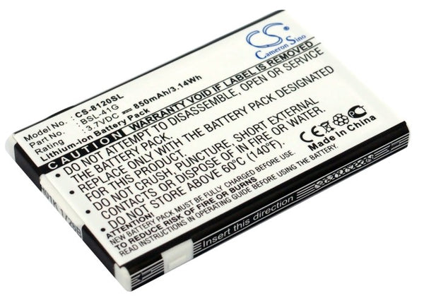 Battery for LG 8100 8110 8120 8120c 8130 8138 8180 8330 8380 LG800 U8110 U8120 U8130 U8150 U8180F U8330 BSL-41G LGLI-ADJM