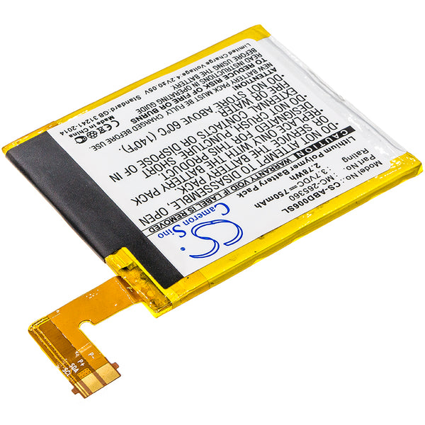 Battery for Amazon D01100 Kindle 4 Kindle 4G Kindle 5 Kindle 6 515-1058-01 M11090355152 MC-265360 S2011-001-S