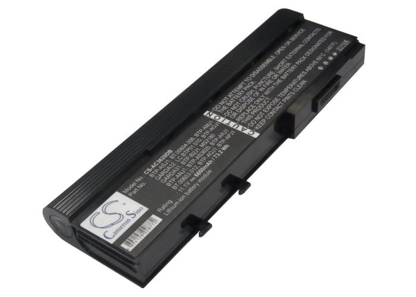 Battery for Acer TravelMate 6252-100508Mi Aspire 2920-3A2G25Mn Extensa 4620 TravelMate 6252 BTP-APJ1 BTP-AOJ1 BTP-ANJ1 BTP-AMJ1 BT.00604.006 BT.00603.012 934T2210F TM07A72 MS2180 LC.TG600.001