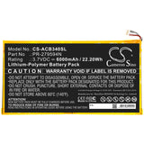 Battery for Acer Iconia One 10 B3-A40 PR-279594N PR-279594N(1ICP3/95/94-2)