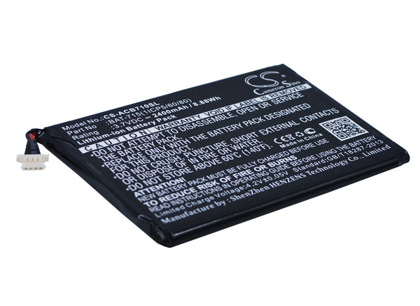 Battery for Acer Iconia B1-A71 Iconia B1-A71-83174G00nk Iconia Tab B1 Iconia Tab B1-710 BAT-715(1ICP5/60/80) KT.00103.001