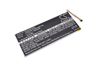 Battery for Acer A1402 Iconia One 7 B1-730 Iconia One 7 B1-730HD Iconia One 7 B1-730HD 16GB Wi- Iconia One 7 B1-730HD-170L 3165142P 3165142P(1ICP/4/65/142) KT.0010F.001 KT.0010Z.001 MLP2964137