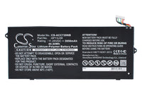 Battery for Acer ChromeBook 11 C740-C3P1 Chromebook C720P-2834 ChromeBook 11 C740-C32M AP13J4K AP13J3K ZU12029-13020 KT.00304.001 KT.00303.011 KT.00303.001 AP13J4K(3ICP5/65/88)
