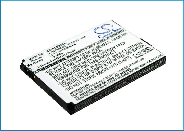 Battery for Acer beTouch E200 L1 A7BTA040B BT.00107.004
