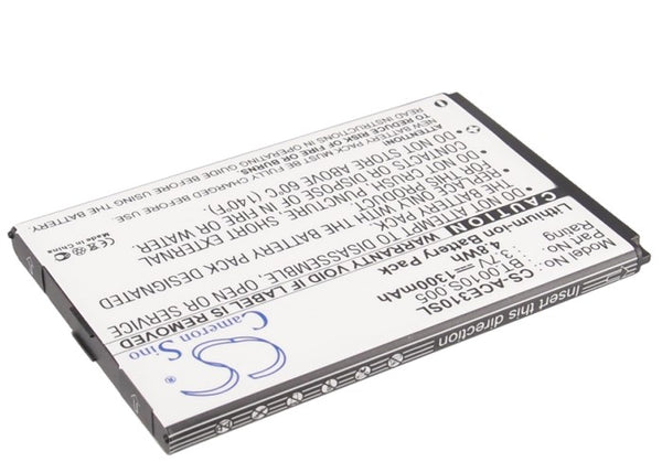 Battery for Acer beTouch E210 C6 E210 E310 E310F E320 E330 Liquid Express Liquid Express E320 Liquid Gallant Duo E330 Liquid Glow BAT-310 (11CPS/42/61) BT.0010S.002 BT.0010S.005 UF424261F 1S1P