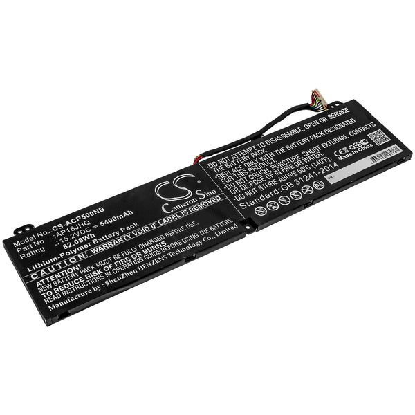 Battery for Acer ConceptD 7 Pro CN715-71P-73YL ConceptD 7 CN715-71-780L ConceptD 7 CN715-71 ConceptD 7 Pro CN715-71P-72UQ ConceptD 7 CN715-71-74PC ConceptD 7 Pro CN715-71P-793Z AP18JHQ KT.00408.001