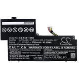 Battery for Acer Aspire One Cloudbook 11 AO1-13 Aspire One Cloudbook 11 AO1-13 Aspire One Cloudbook 11 AO1-13 Aspire One Cloudbook 11 AO1-13 AP16A4K KT.00304.003 KT.00304.007