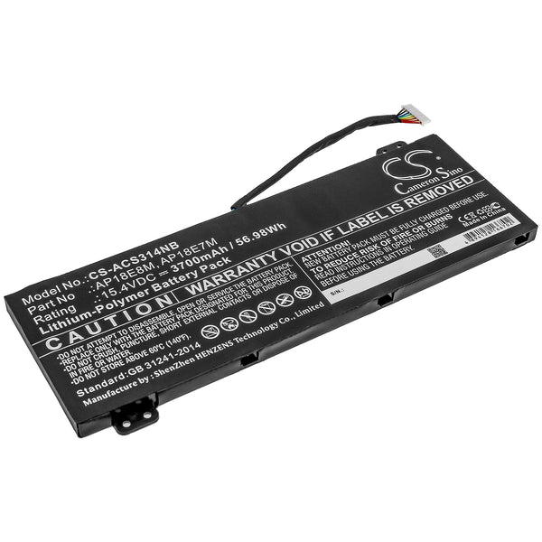 Battery for Acer Aspire Nitro 5 AN515-54-74F2 Aspire 7 A715-74G-54K3 Aspire 7 A715-74G-73BV Aspire 7 A715-74G-7511 Aspire Nitro 5 AN517-51-51YA AP18E7M AP18E8M KT.00407.007 KT00407009