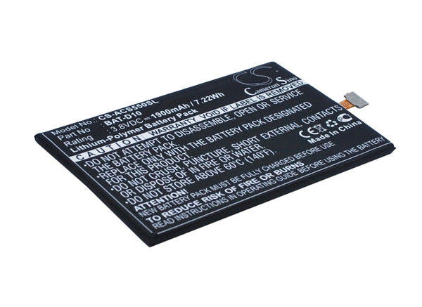 Battery for Acer Liquid Jade S Liquid Jade Z S56 S57 BAT-D10 CA325685G KT.0010B-009