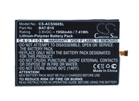 Battery for Acer Liquid Jade Liquid Jadeplus S55 BAT-B10 KT.0010S.013 PGF295686HT