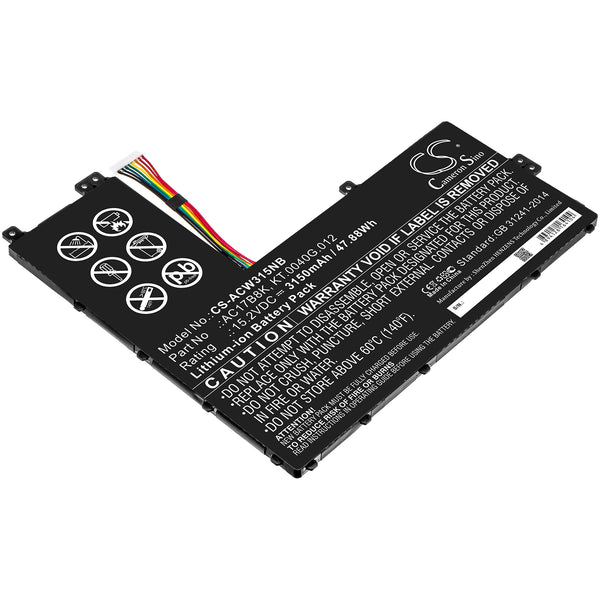 Battery for Acer SF315-52G-55UW Swift 3 SF315-52-37YA Swift 3 SF315-52-33VZ Swift 3 SF315-52-33ZE-NX.GZBEV Swift 3 SF315-52-35CP Swift 3 SF315-52-33KX-NX.GZBEG SF315-52G-58R7 AC17B8K KT.0040G.012