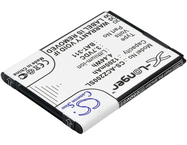 Battery for Acer Liquid M220 Liquid M220 Dual SIM Liquid Z200 Liquid Z220 Liquid Z220 Dual SIM Liquid Z220 Duo M220 Z200 BAT-311 BAT-311(1ICP5/43/55) KT.0010S.011