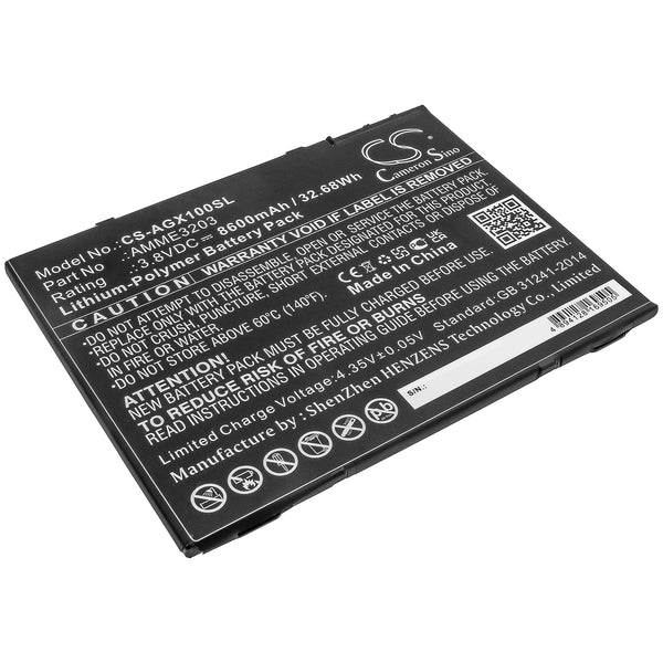 Battery for Aegex 10 Intrinsically Safe Tablet 10 Tablets AMME3203