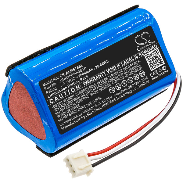 Battery for Altec Lansing iMW678 iMW678-BLK iMW678-BLU IMW789 IMW789-BLG Lifejacket LifeJacket XL LifeJacket XL Rugged Omni Jacket INR18650-3S1P