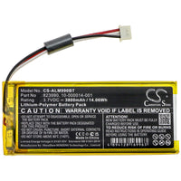 Battery for 2GIG GC3 Panel GC3e Panel SP1-GC3 10-000014-001 823990