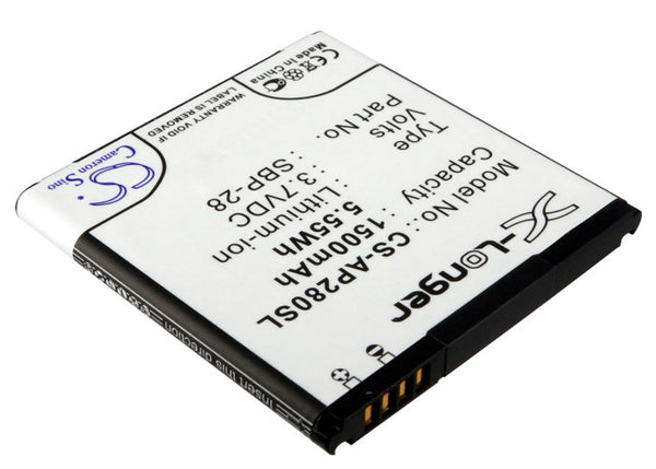 Battery for Asus A66 PadFone T20 0B110-00150000 SBP-28