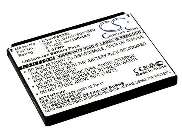 Battery for Asus P552v P552w SBP-18