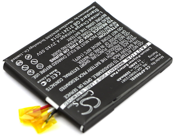 Battery for Aspera R6 QX1508012381 R6