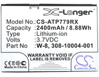 Battery for AT&T AC779S AirCard 779S AirCard 779S 4G AirCard 810 AirCard 810S NTGR779ABB Unite Express 308-10004-01 W-8