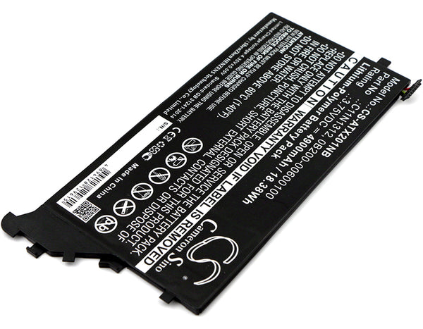 Battery for Asus Transformer Book TX201LA TX201LA 0B200-00600100 C11N1312