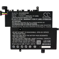 Battery for Asus E203 E203N E203NA E203NA-FD026T E203NA-FD048T VivoBook E12 0B200-02500000 C21N1629 (2ICP4/59/134)