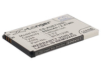 Battery for UTStarcom E1000 Slider E71 E71 Mini BTR1238