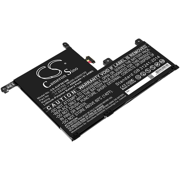 Battery for Asus UX561UN-BO004T UX561UA-BO005R UX561UA-BO008T Q525UA-BI7T9 UX561UA-BO004T Q525UA Q505UA 0B200-02650100 C31N1703