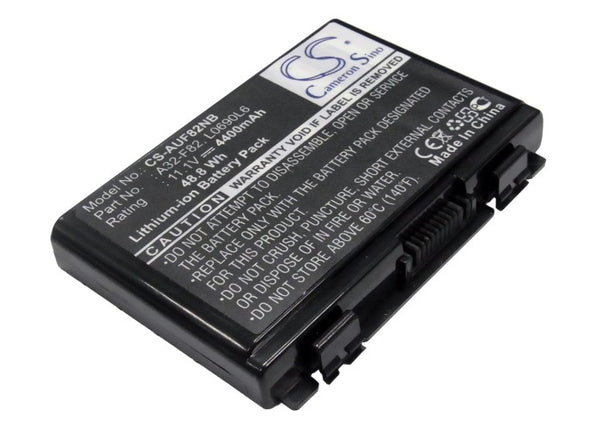 Battery for Asus F83VF X5e F83S X5dij-sx039c F83CR X5d F83 X5c F82Q X50 Pro 8D F52Q Pro 8B F52A A32-F82 A32-F52 70-NVJ1B1000Z 70-NVJ1B1000PZ 70-NV41B1300Z 70-NV41B1200Z 70-NV41B1100Z L0690L6