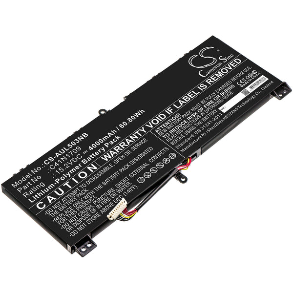 Battery for Asus ROG Strix GL503VS-EI010T ROG Strix GL503VS-EI038T ROG Strix GL503VS-EI083T ROG Strix GL503VS-EI076T ROG Strix GL503VS-EI071T 0B200-02730000 0B200-02730300 C41N1709