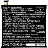 Battery for Asus LCD Monitor M LCD Monitor X MB16AHP MB16AP XG17AHP XG17AHPE Z500KL ZenPad 3S 10 LTE ZenPad Z10 ZT500KL 0B200-02110100 C12P1602