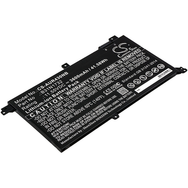 Battery for Asus R430FA S4300UF S430FA-EB008T VivoBook S14 S430FAEB101T S430FA-EB061T V430FN V430FA S430UN S430FAEB039R K430UF VivoBook S14 S430FAEB003T K430FN 0B200-02960000 0B200-02960400 B31N1732