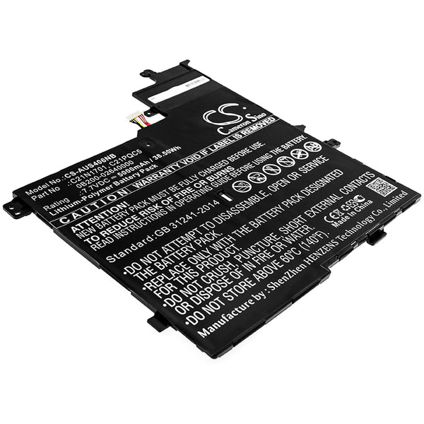 Battery for Asus K406UA S406UA-BM231T S406UA-BM174T S406UA-BM012T S406UA-BM029T S406UA-BM146T K406UA-BM229T S406UA-BM033R K406UA-BM142T K406UA-BM230T K406UA-BM141T 0B200-02640000 C21N1701 C21PQC5