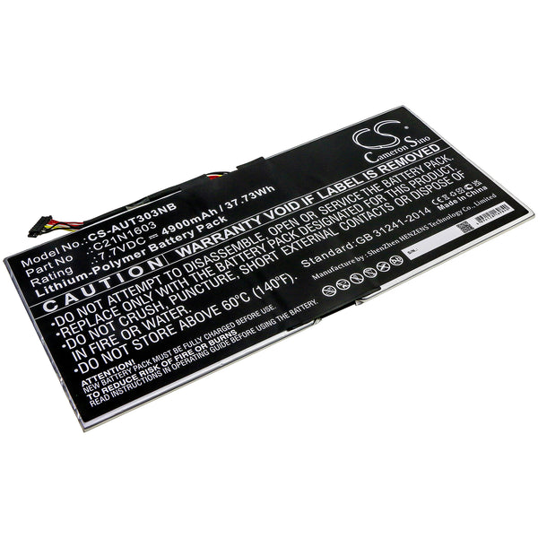 Battery for Asus T303UA-GN027T T303U T303UA-GN047R T303UA-GN028R T303UA-GN046R T303UA-GN053T T303UA-DH54T T303UA-GN043T T303UA-0053G6200U T302CA 0B200-02100100 0B200-02100200 0B200-02100300 C21N1603