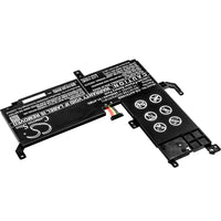 Battery for Asus VivoBook Flip TP510 VivoBook Flip TP510UA 0B200-02720000 B31N1708 (3ICP5/57/81)
