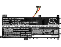 Battery for Asus VivoBook V451LA VivoBook V451LA-DS51T B41N1304