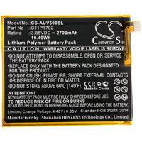 Battery for Asus A009 V500KL ZenFone V Live ZenFone V Live LTE C11P1702