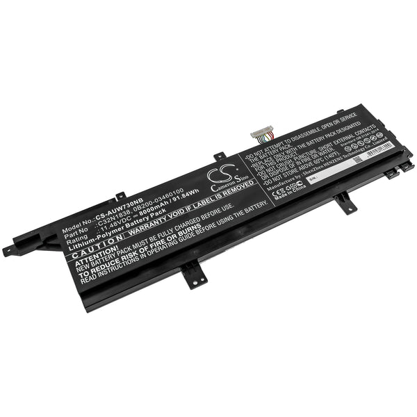 Battery for Asus ProArt StudioBook Pro X W730G5 ProArt StudioBook Pro X W730G5 W730G5T-AV011T ProArt StudioBook Pro X W730G5 ProArt StudioBook Pro X W730G5 0B200-03460100 C32N1838