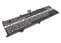 Battery for Asus VivoBook X202E VivoBook F202 VivoBook X202 VivoBook F201E VivoBook x201e-dh01 VivoBook F201 VivoBook X201E F201E-KX062H 0B200-00230300 C21-X202