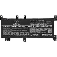 Battery for Asus X442UQ-FA050T VivoBook 14 X442UR-GA029T X442UA-FA193 X442UQ-FA023T VivoBook 14 X442UR-GA028T X442UA-FA192 X442UQ-FA006T VivoBook 14 X442UR-FA023T 0B200-02630000 C21N1638