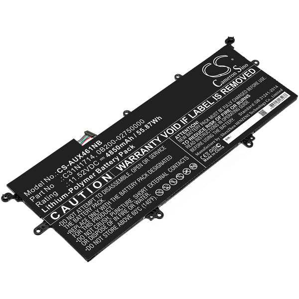Battery for Asus ZenBook Flip 14 UX461FN-E1026T UX461UN ZenBook Flip 14 UX461FN-GP8202 ZenBook Flip 14 UX461FN-E1022T ZenBook Flip 14 UX461FN-E1073R ZenBook Flip 14 UX461UA 0B200-02750000 C31N1714