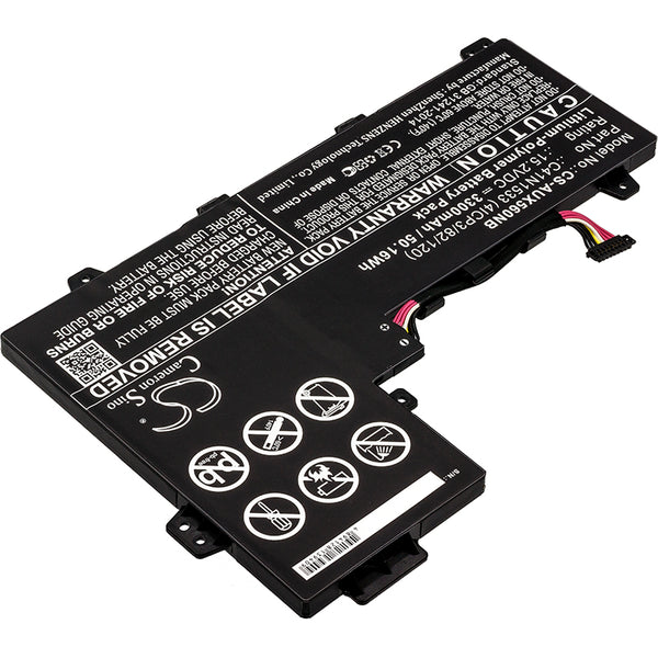 Battery for Asus Q524U Q524UQ-BBI7T14 Q534U Q534UX-B UX560UQ 0B200-02010200 C41N1533 (4ICP3/82/120)